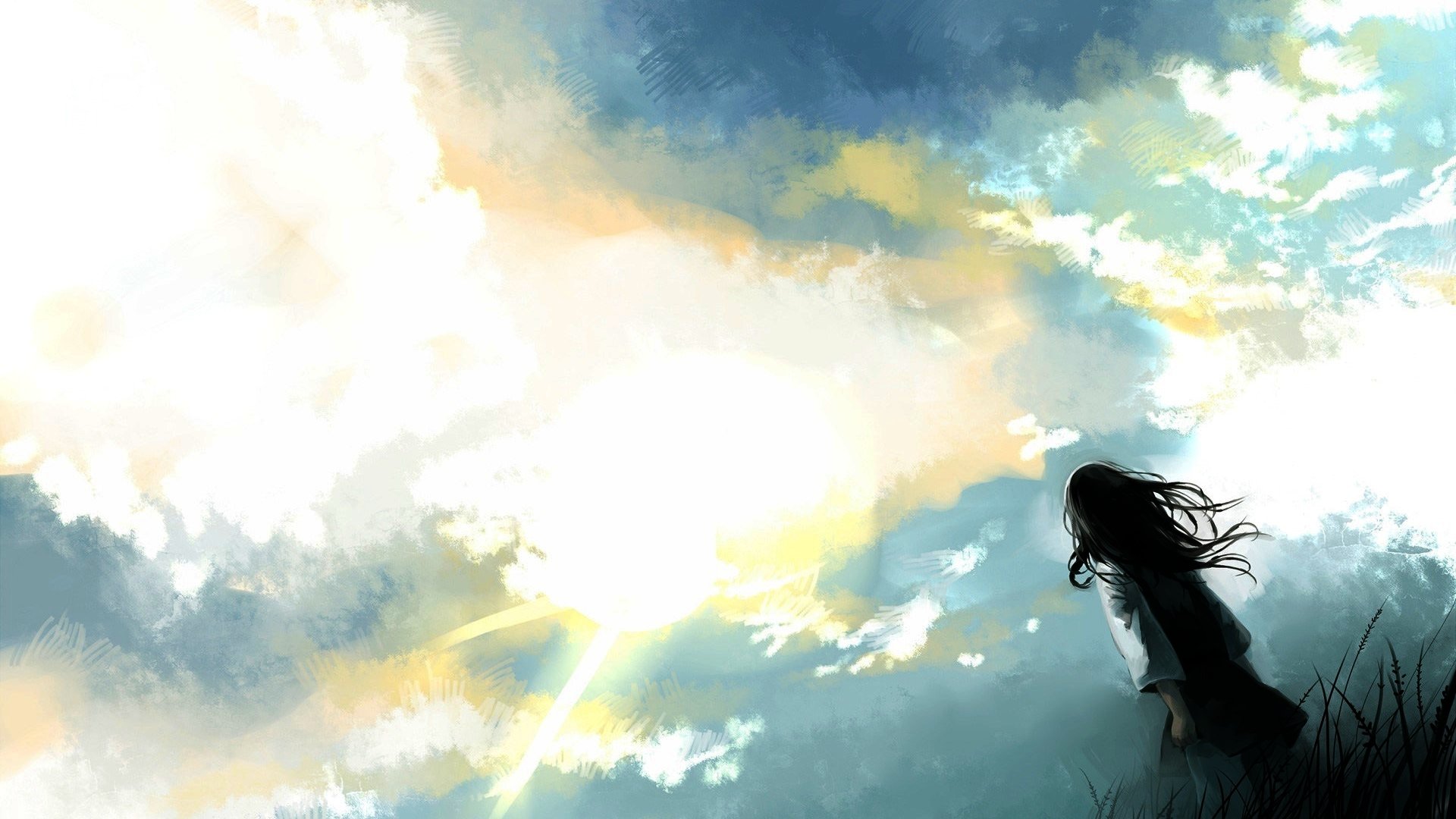 动漫,卡通,插画,手绘,等待,儿童桌面专用