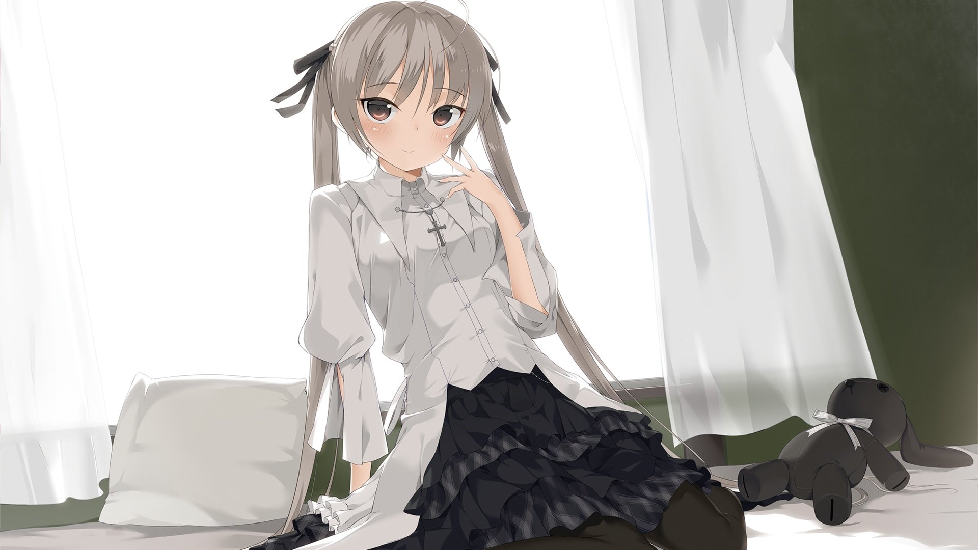 动漫,动漫少女,可爱,插画,儿童桌面专用