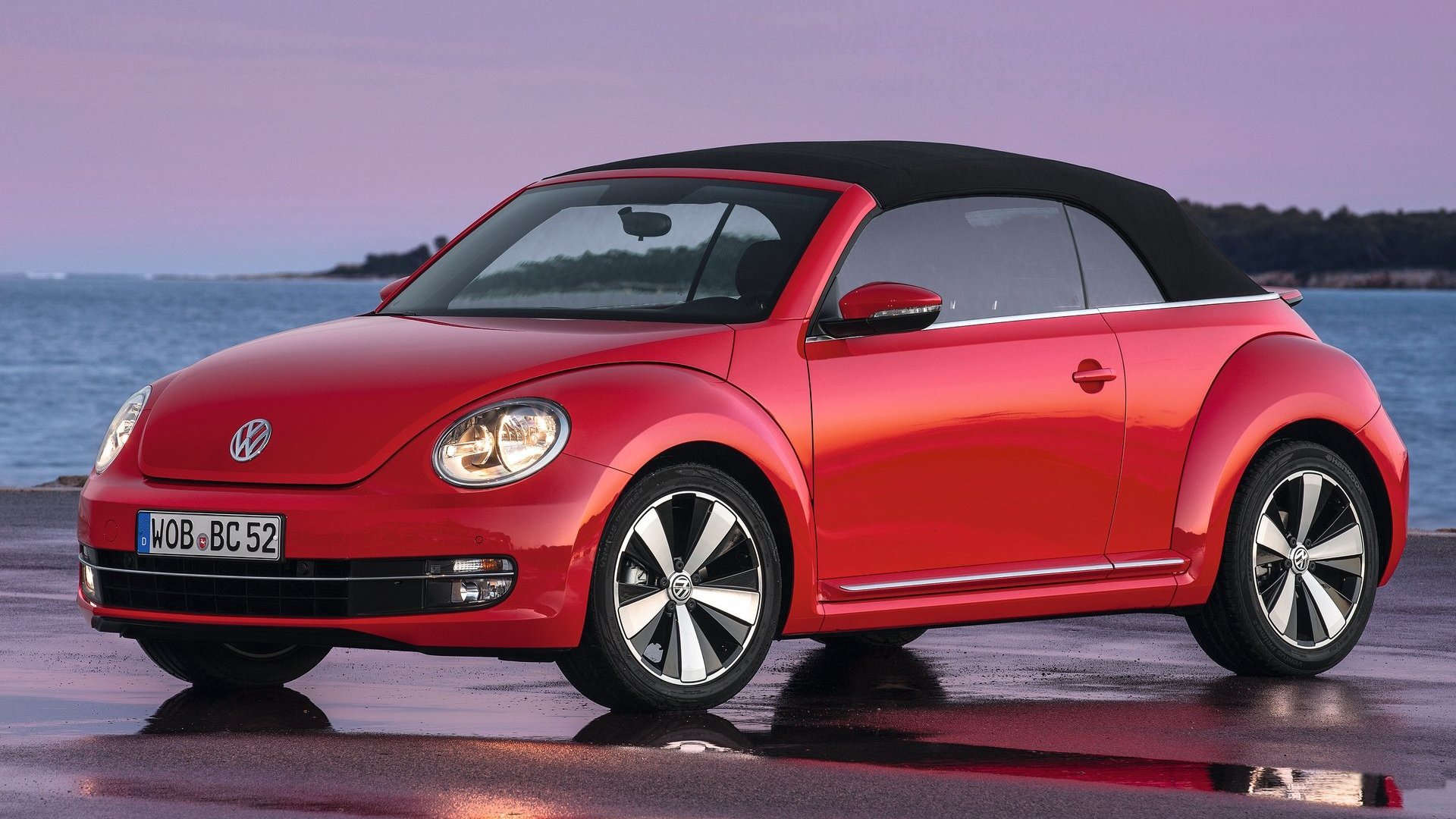 汽车,轿车,大众,甲壳虫,红色,儿童桌面专用