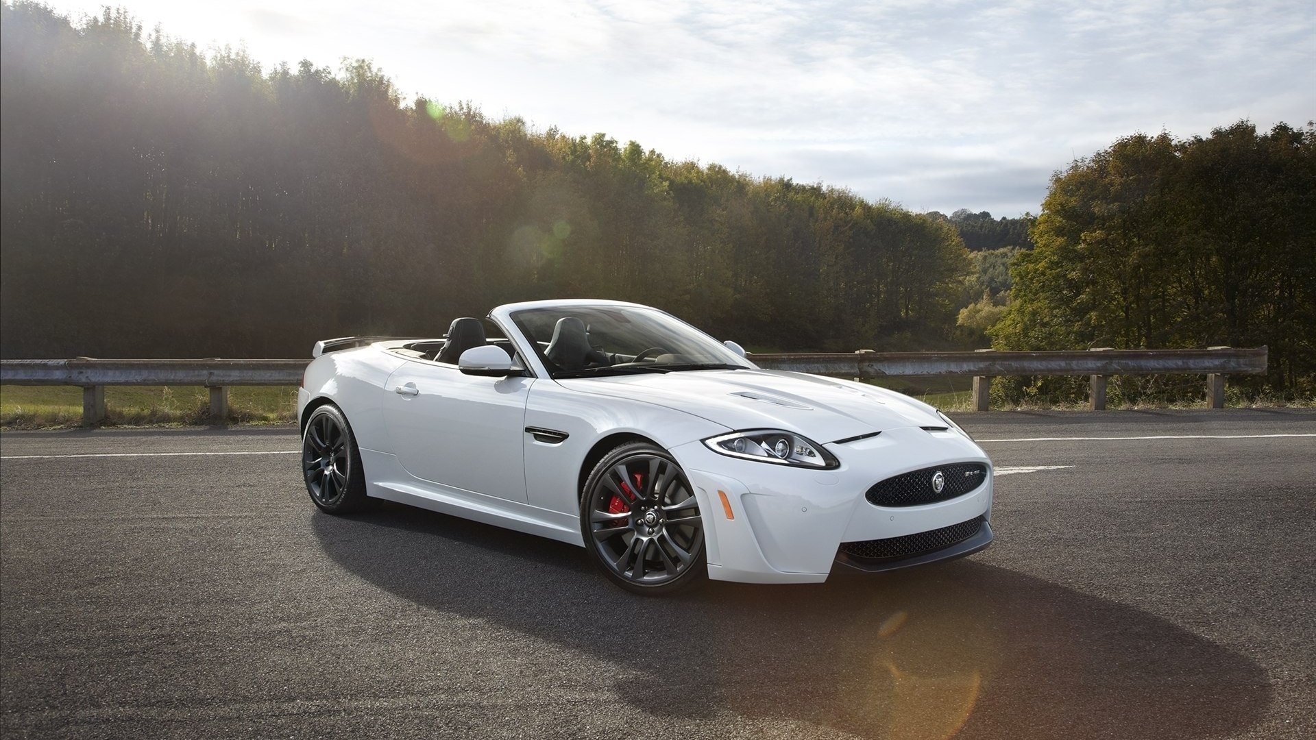 汽车,超跑,捷豹,XKR,敞篷版,白色,儿童桌面专用