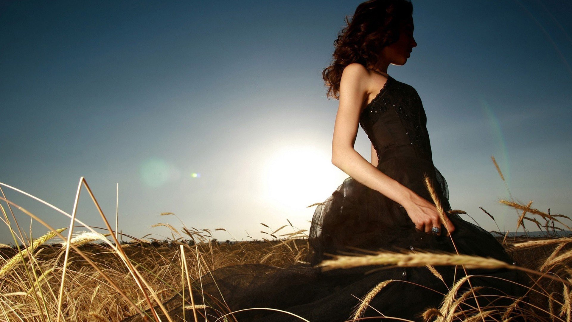 小清新,温馨一刻,女孩,儿童桌面专用