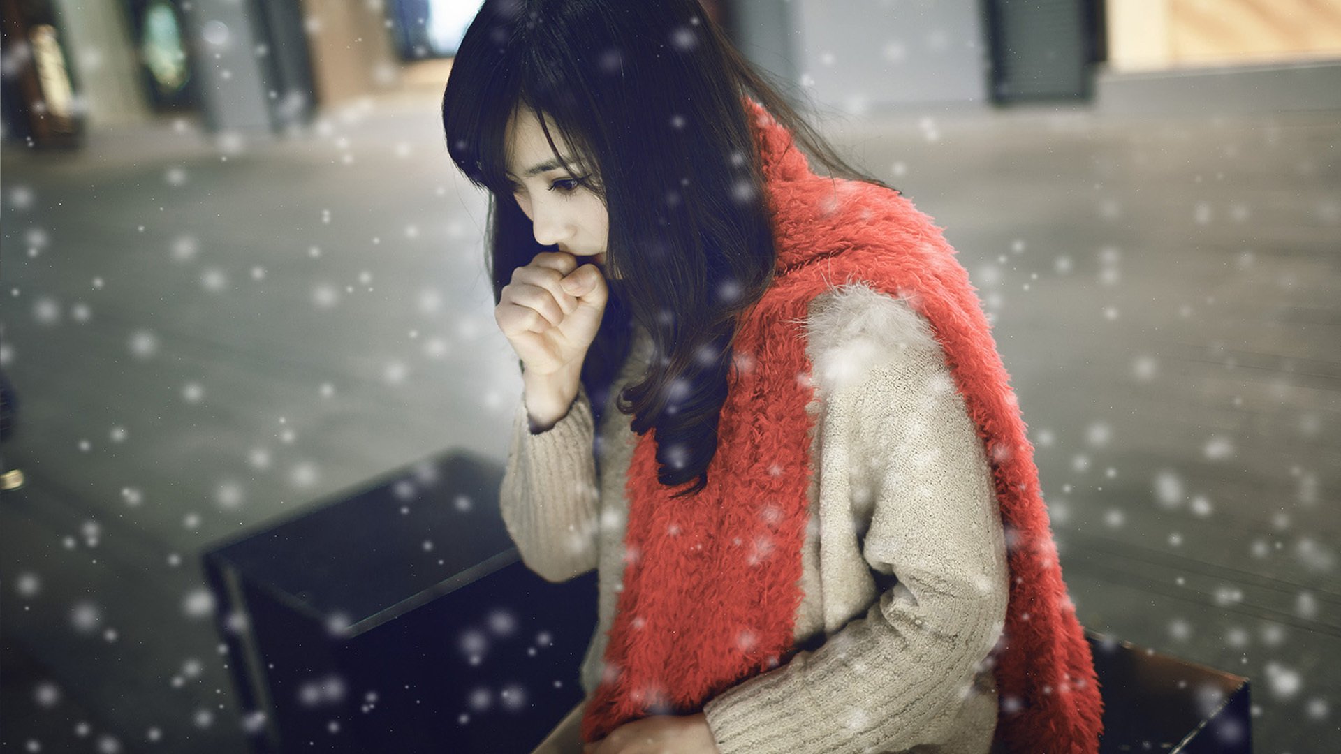 小清新,温馨一刻,女孩,3月6日,儿童桌面专用