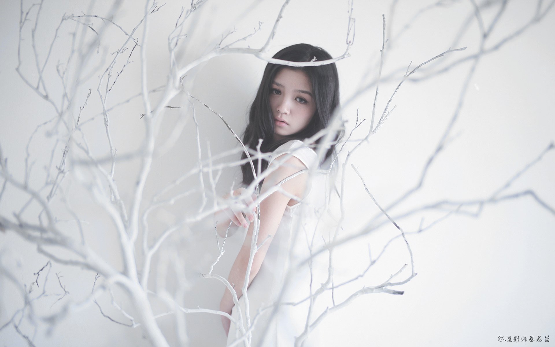 暴暴蓝,摄影,影像,姑娘,悲伤,美女,360宝贝