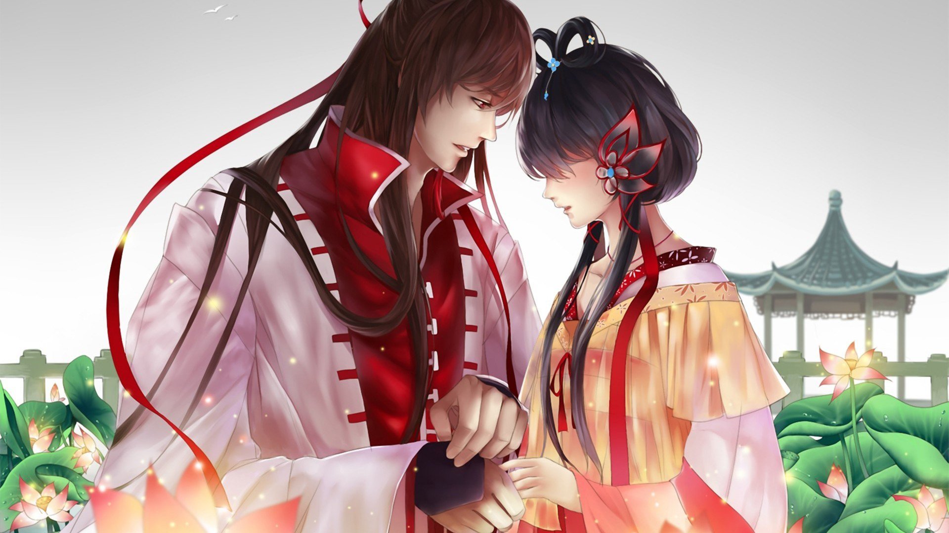 爱情,浪漫手绘,情侣,恋爱,甜蜜,浪漫