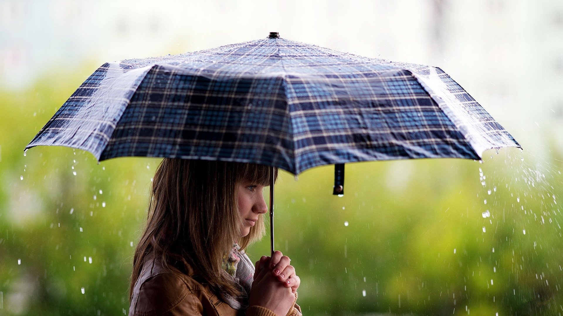 小清新,温馨一刻,女孩,儿童桌面专用