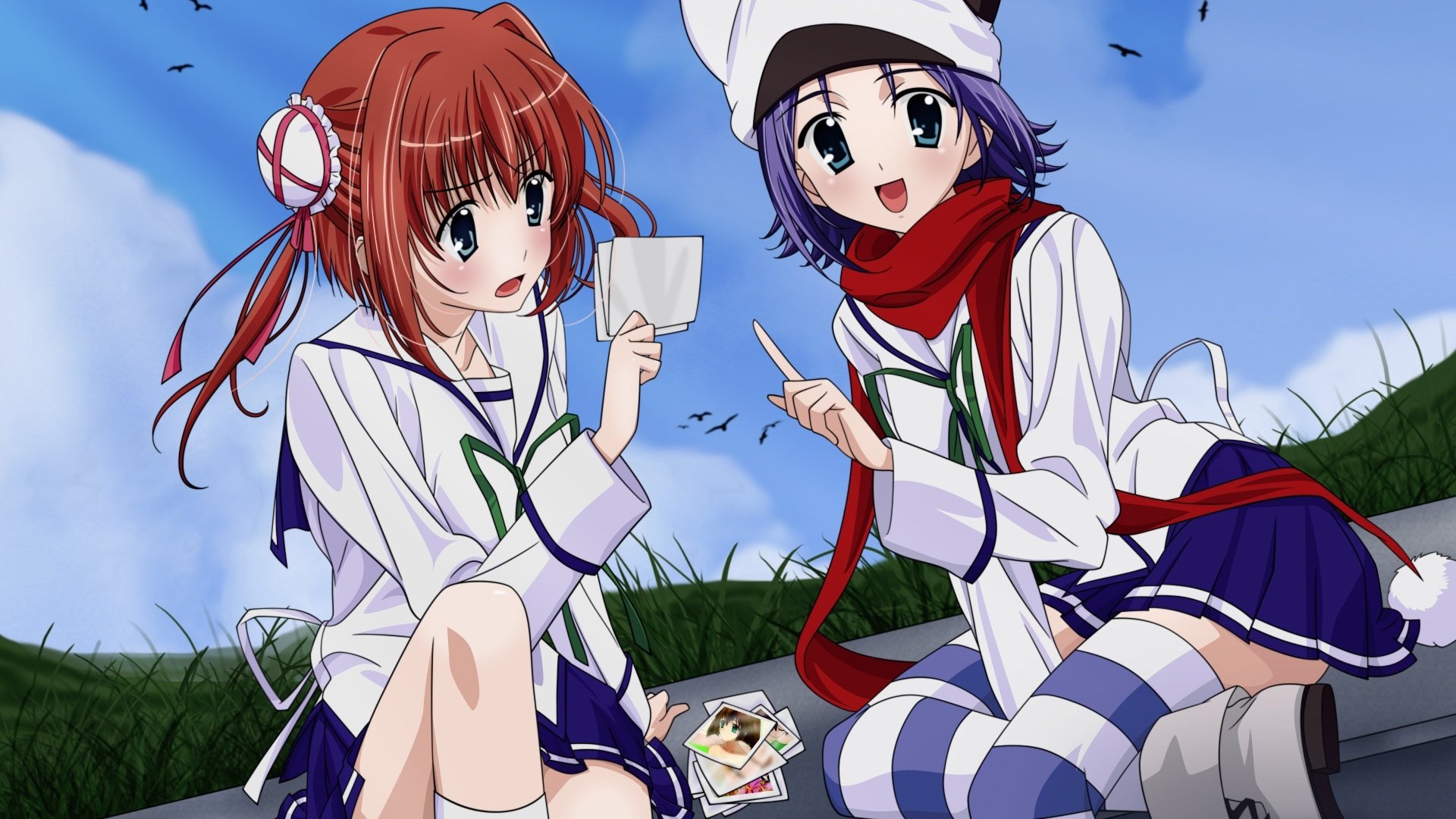 动漫,卡通,动漫少女,可爱,初音岛,儿童桌面专用