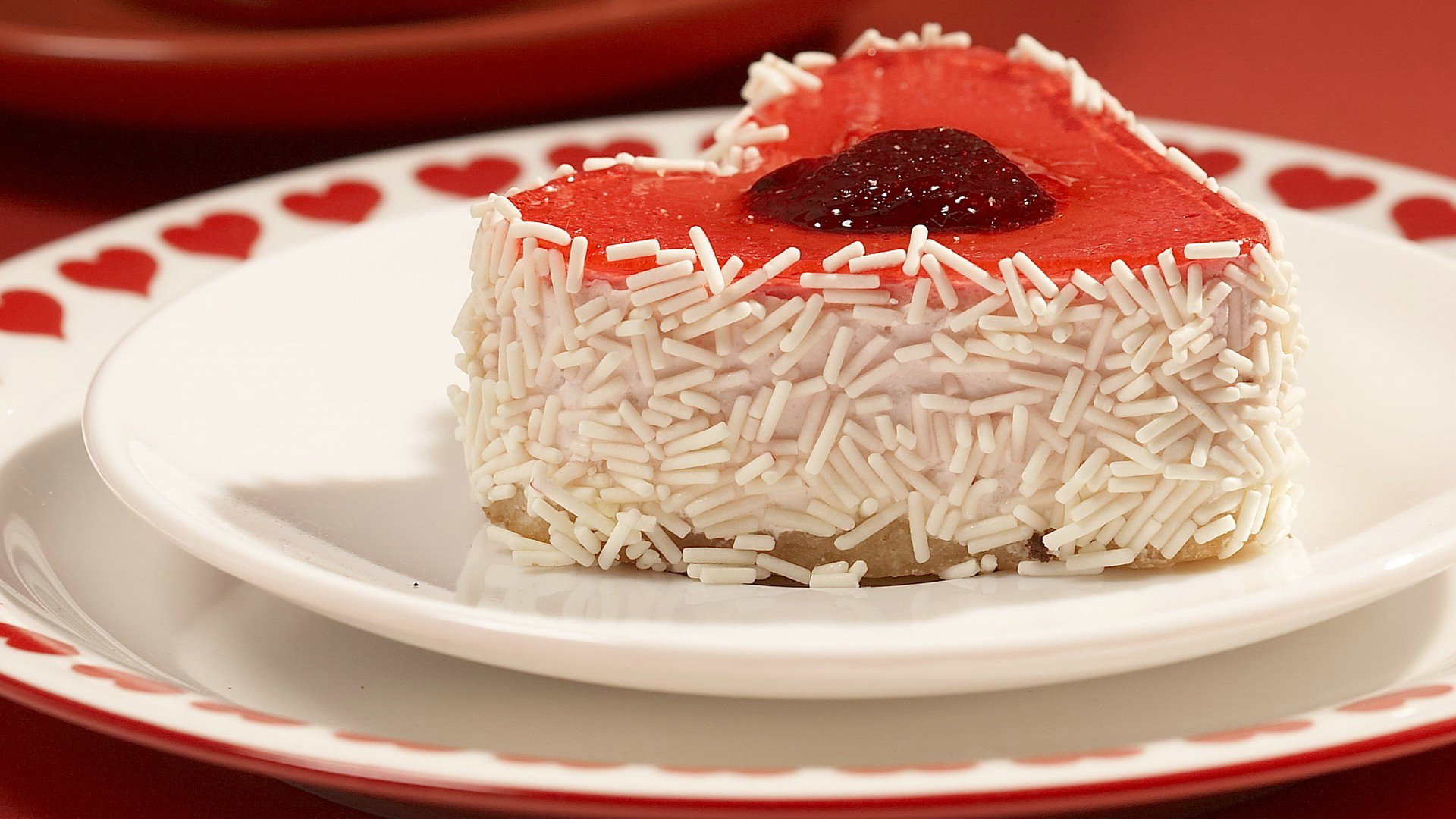 爱情美图,唯美温馨,爱心甜点