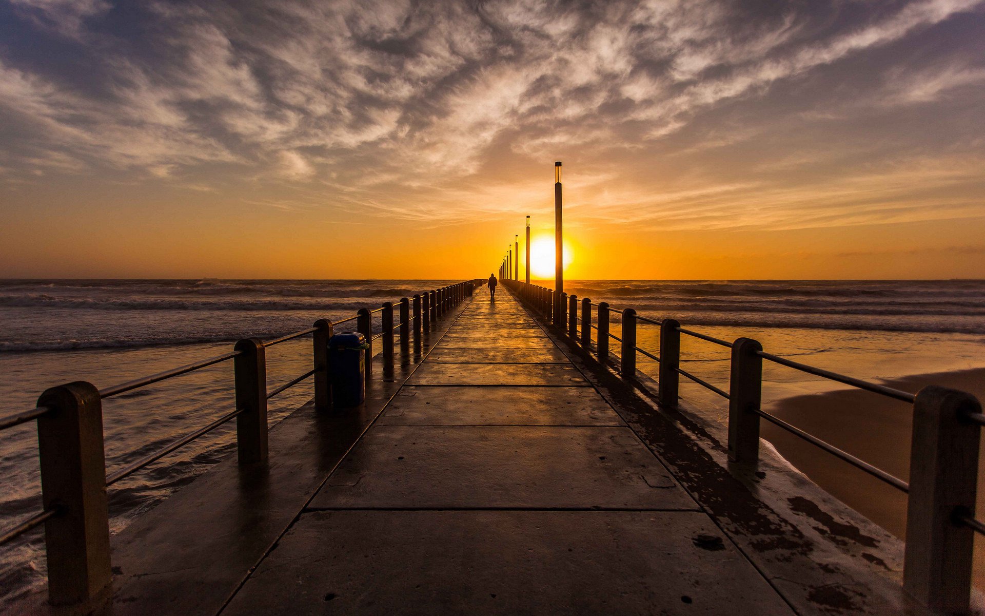 风景,落日余晖,儿童桌面专用