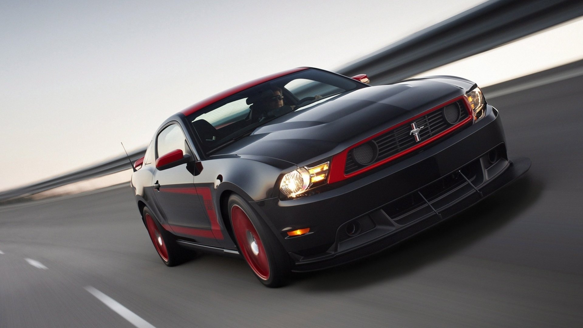 汽车,超跑,福特,野马,经典跑车,黑色,儿童桌面专用