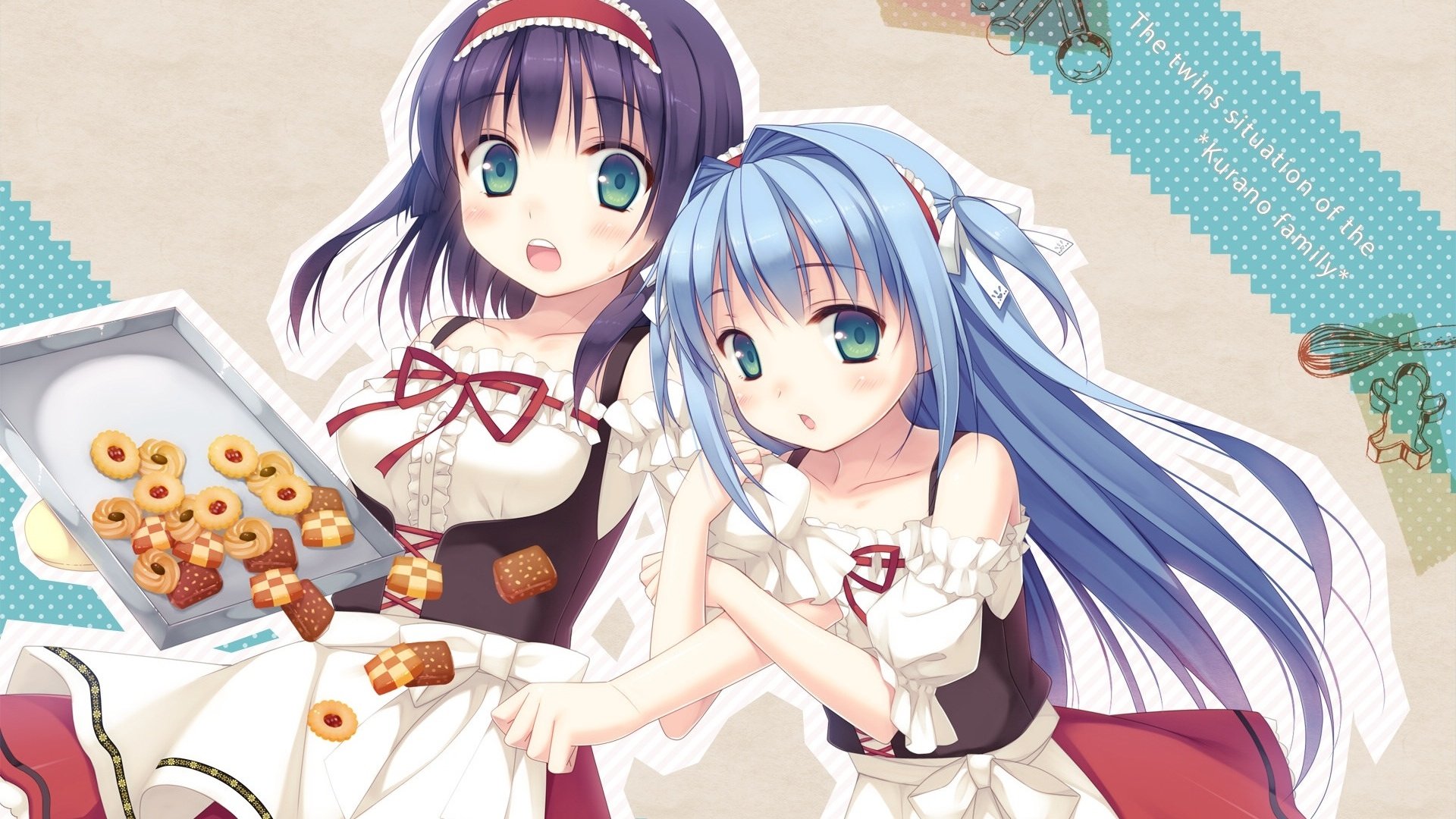 动漫,动漫少女,可爱,仓野君家的双子,儿童桌面专用