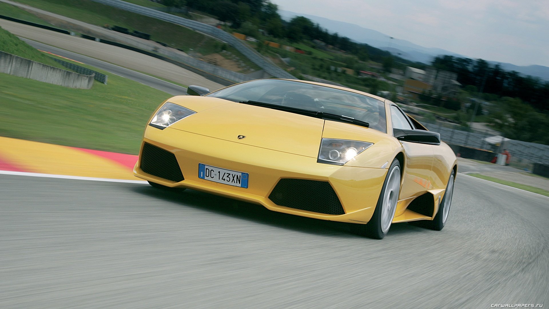 汽车,超跑,兰博基尼,黄色,盖拉多,儿童桌面专用