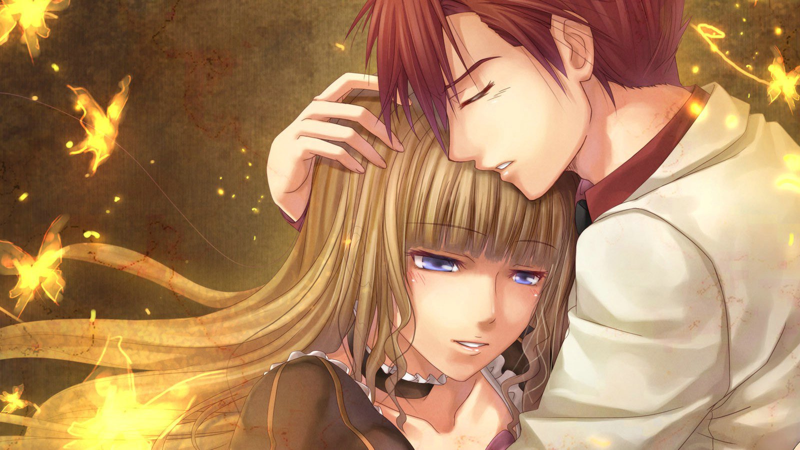 爱情美图,浪漫手绘,情侣,甜蜜,恩爱