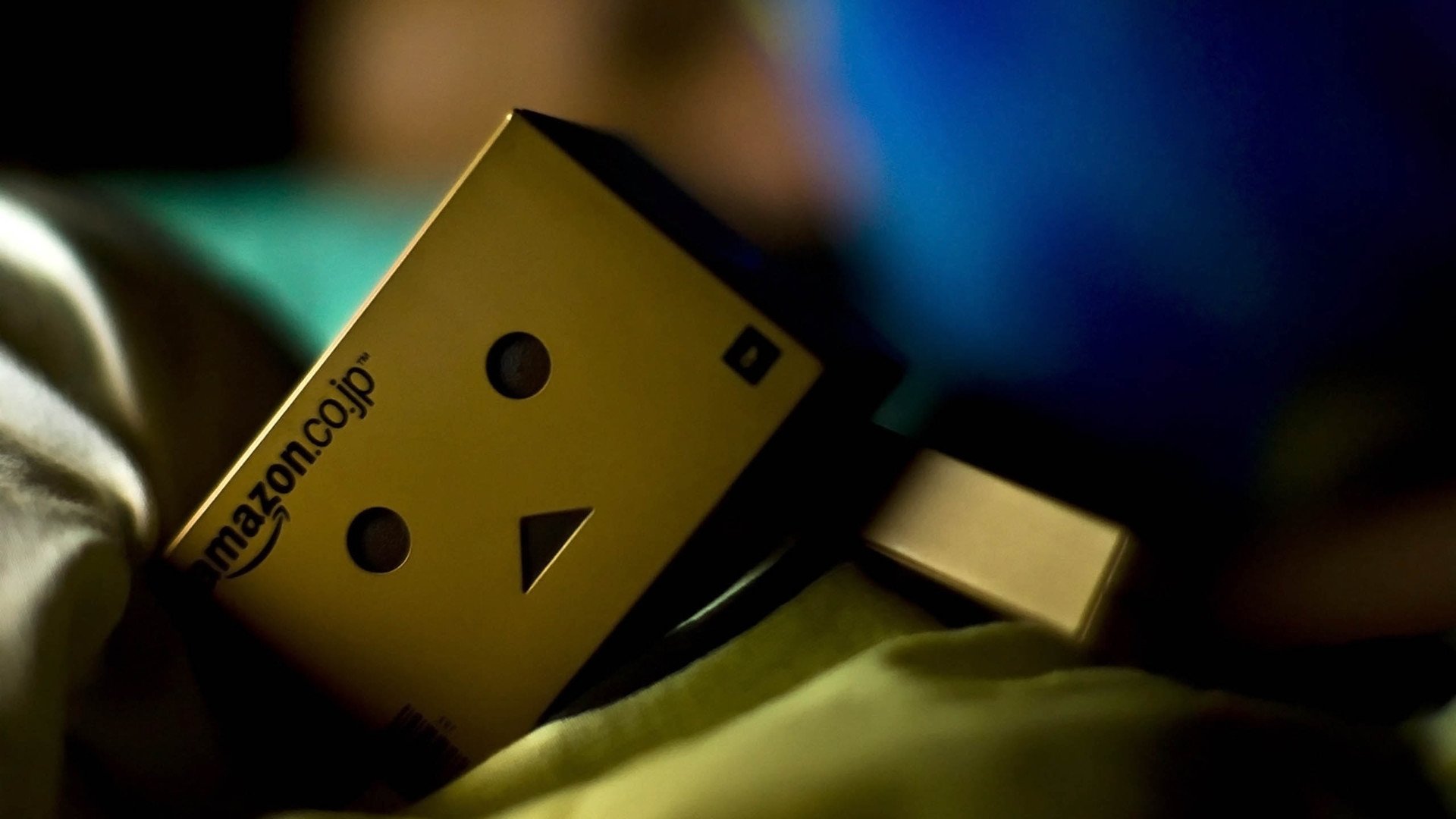 小清新,温馨一刻,纸盒人,阿楞,儿童桌面专用