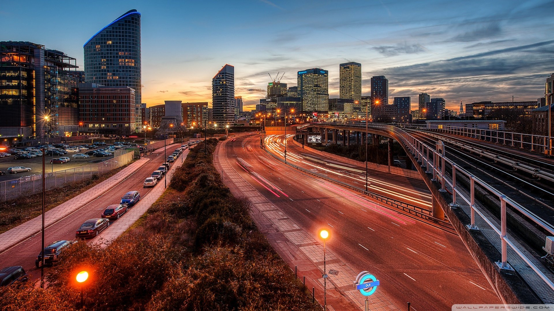 风景,城市夜景,儿童桌面专用