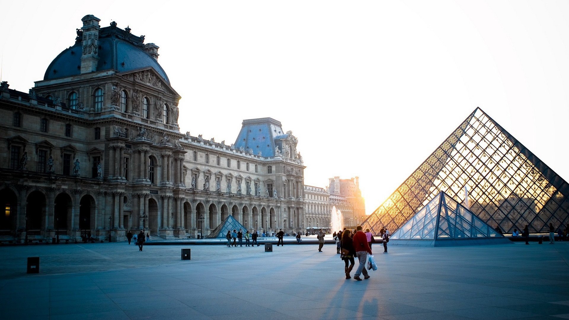 风景,旅游胜地,卢浮宫,巴黎,儿童桌面专用