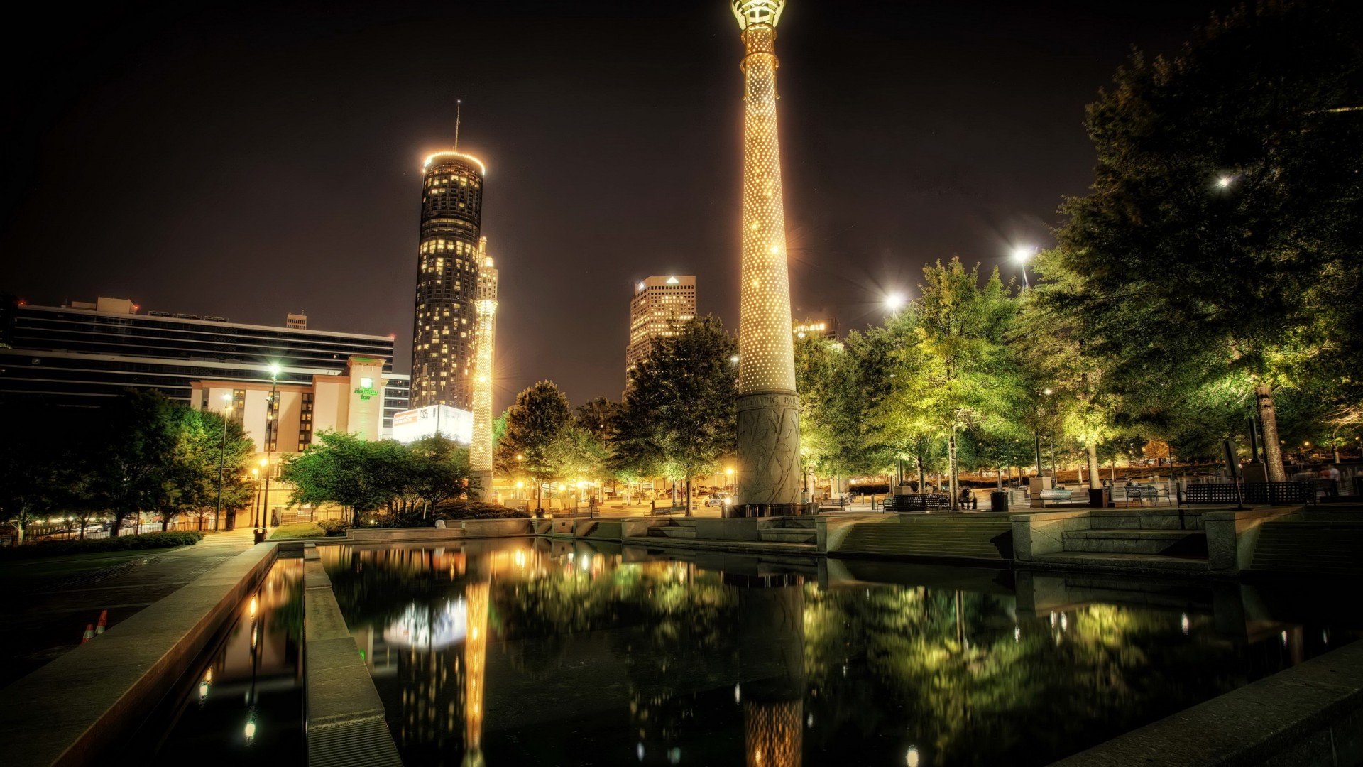 风景,城市夜景,儿童桌面专用