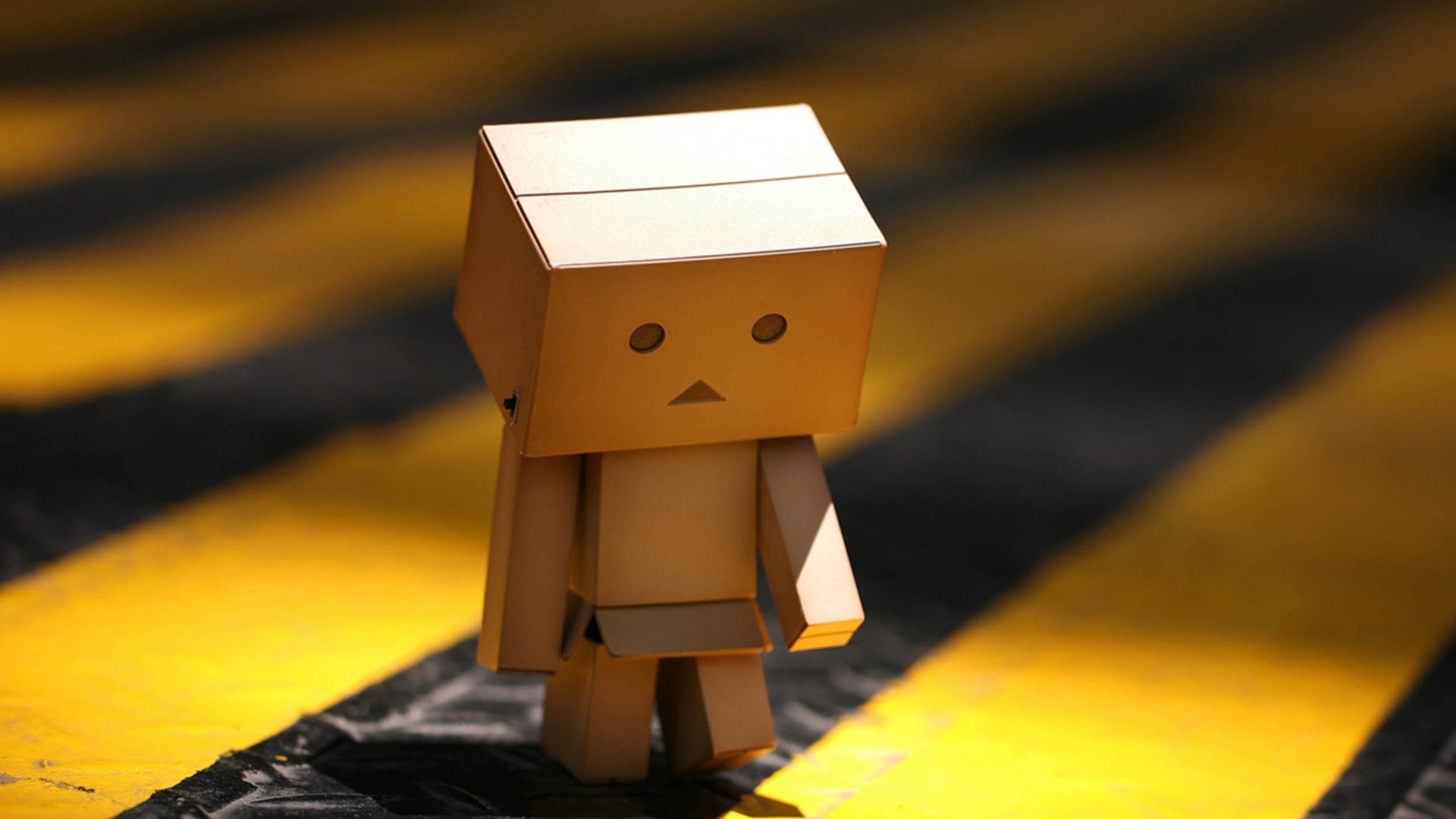 小清新,温馨一刻,纸盒人,阿楞,儿童桌面专用