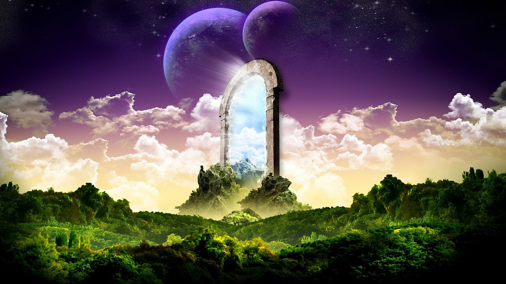 风景,奇幻梦境,儿童桌面专用