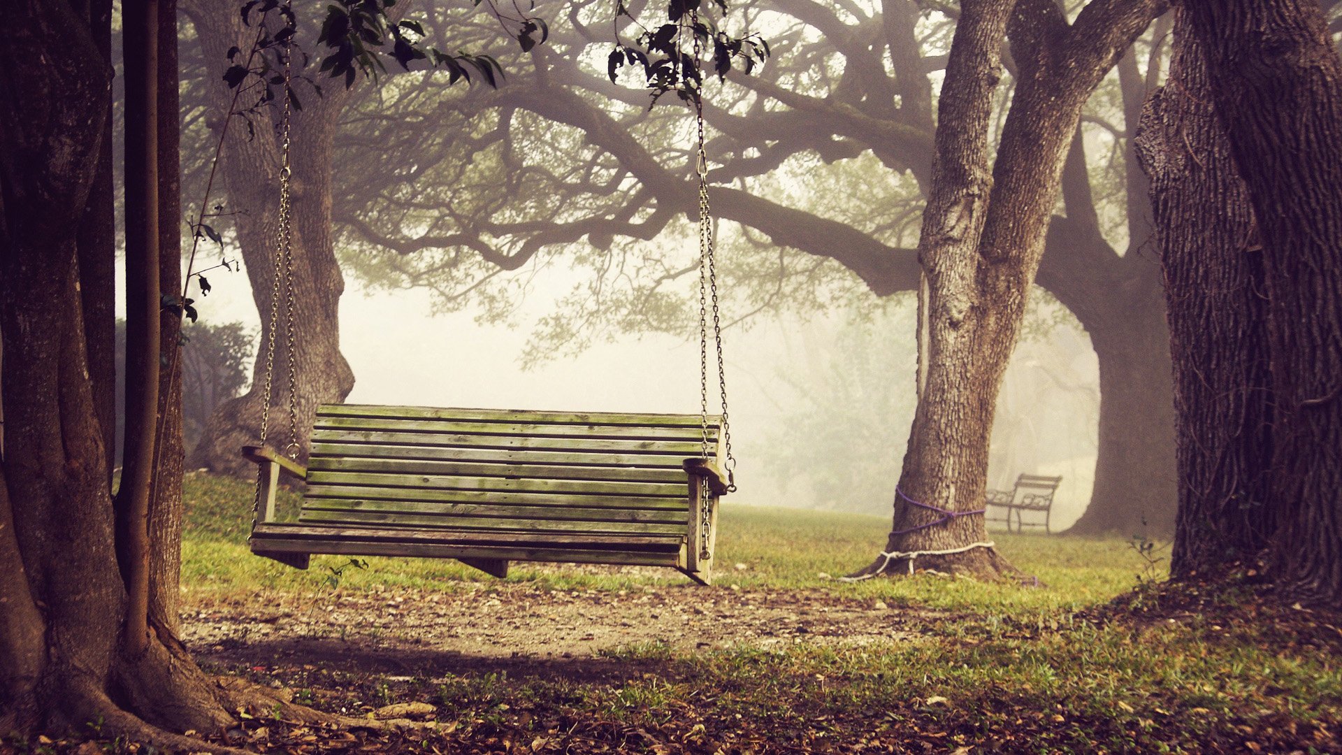 风景,秋千,温馨,儿童桌面专用