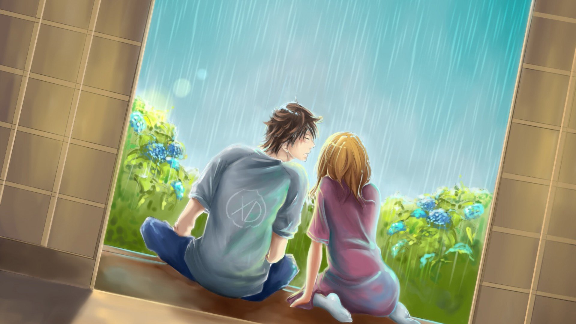 爱情,浪漫手绘,唯美爱情,情侣,甜蜜,温馨