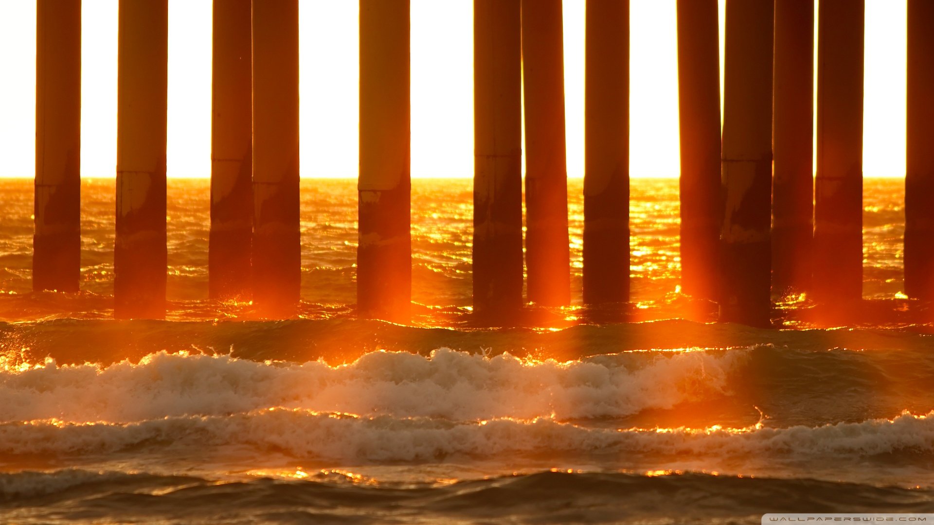 风景,落日余晖,儿童桌面专用