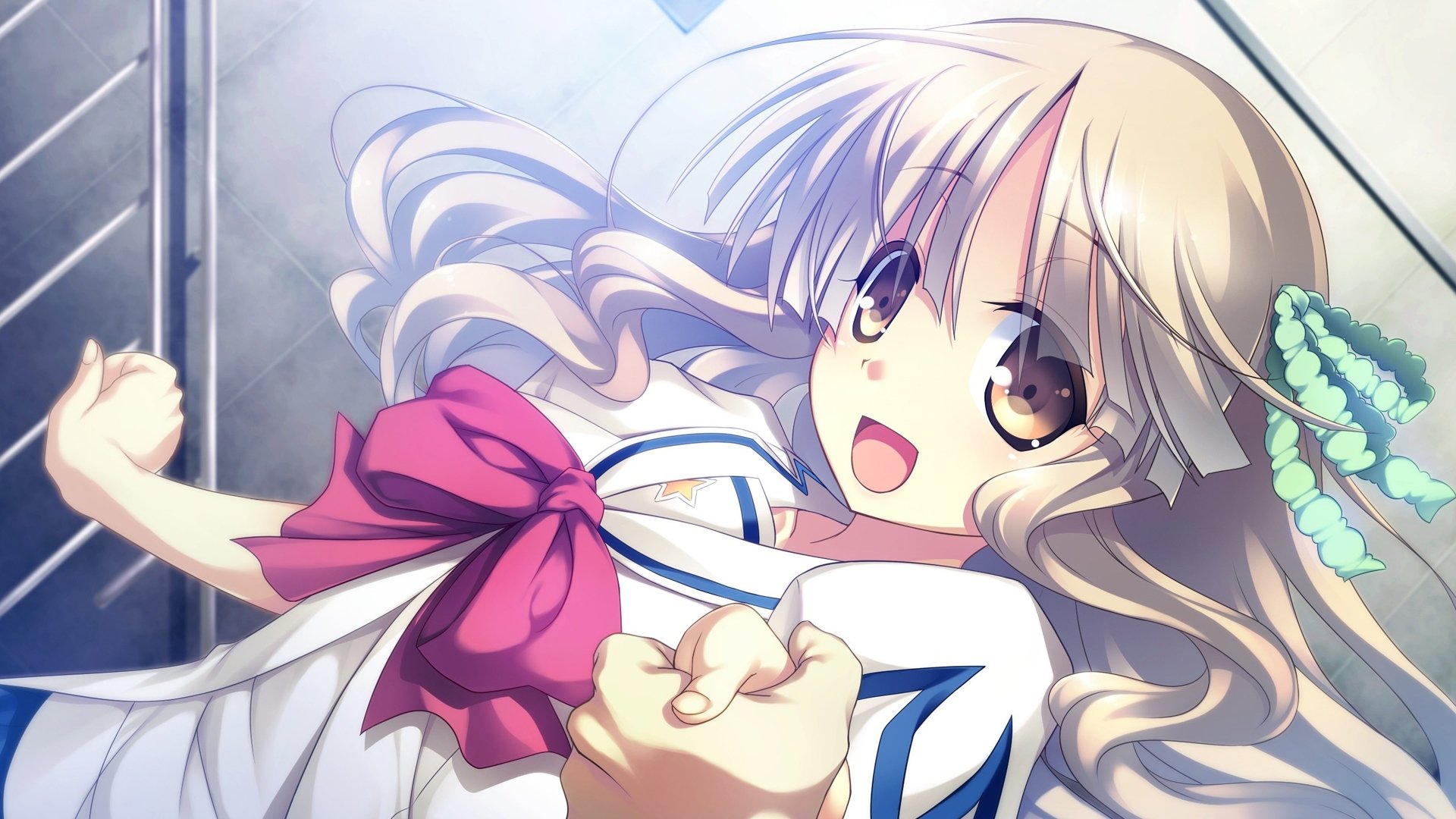 动漫,耳机,少女,插画