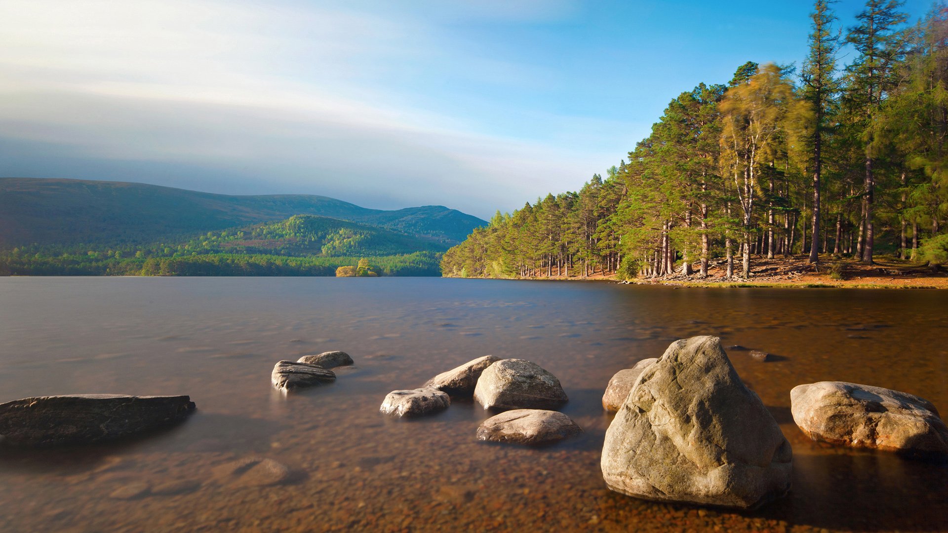自然风光,河流,浅滩,卵石,儿童桌面专用