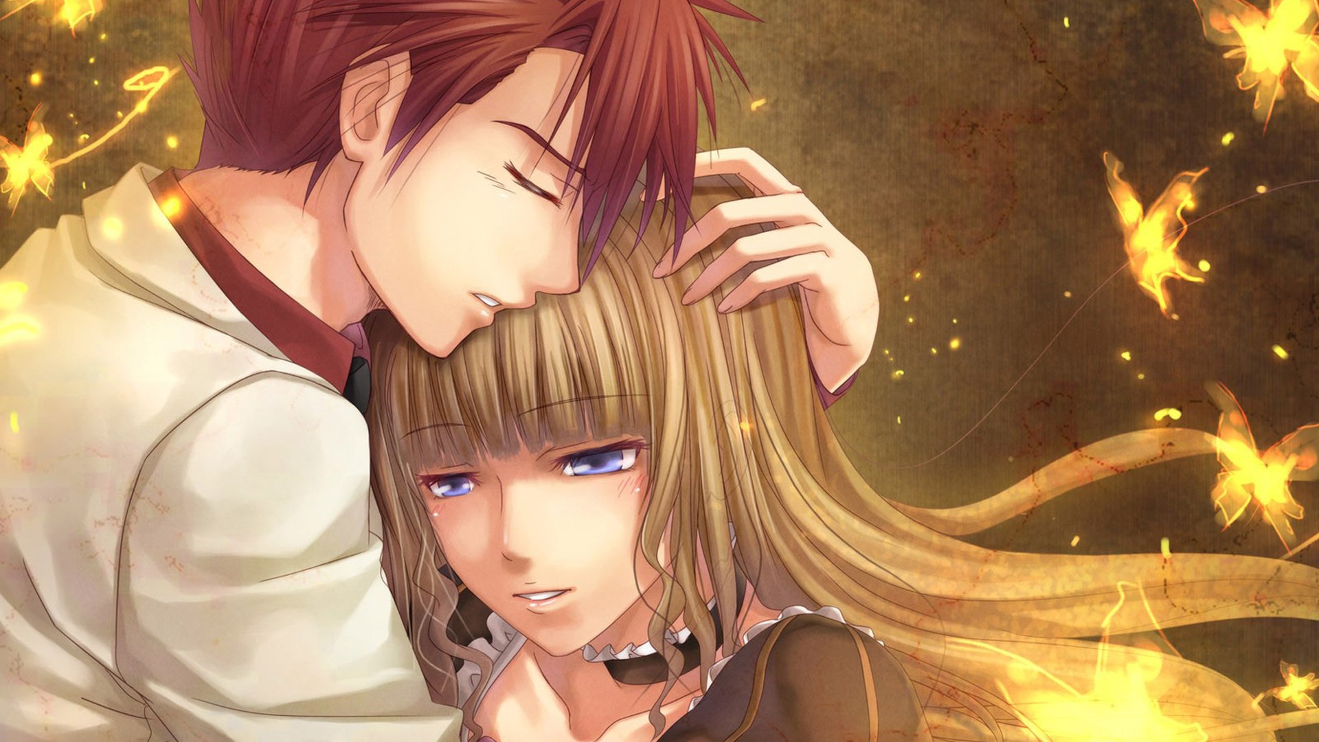 爱情,浪漫手绘,唯美爱情,情侣,甜蜜,温馨