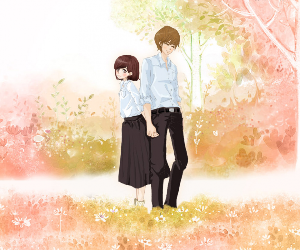 爱情,浪漫手绘,情侣,温馨,浪漫,甜蜜