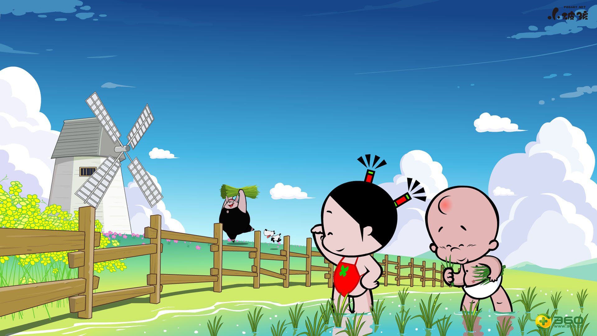 动漫,小破孩,卡通,独家首发,儿童桌面专用