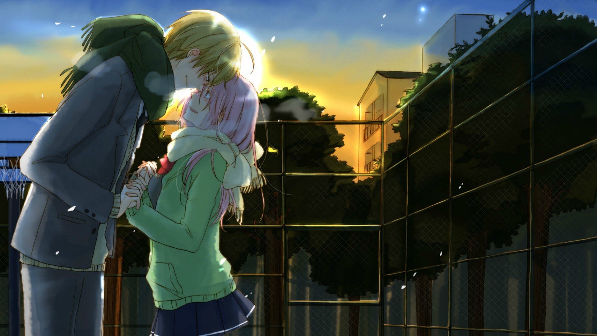 爱情,浪漫手绘,唯美爱情,情侣,甜蜜,温馨