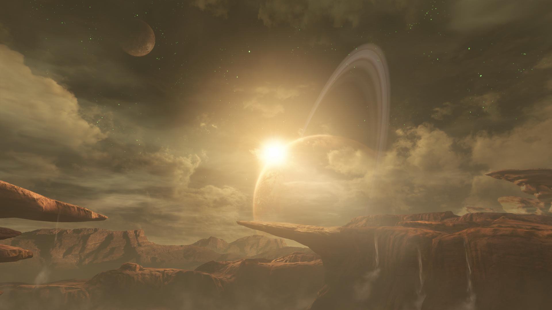 风景,奇幻梦境,星球,光晕,儿童桌面专用