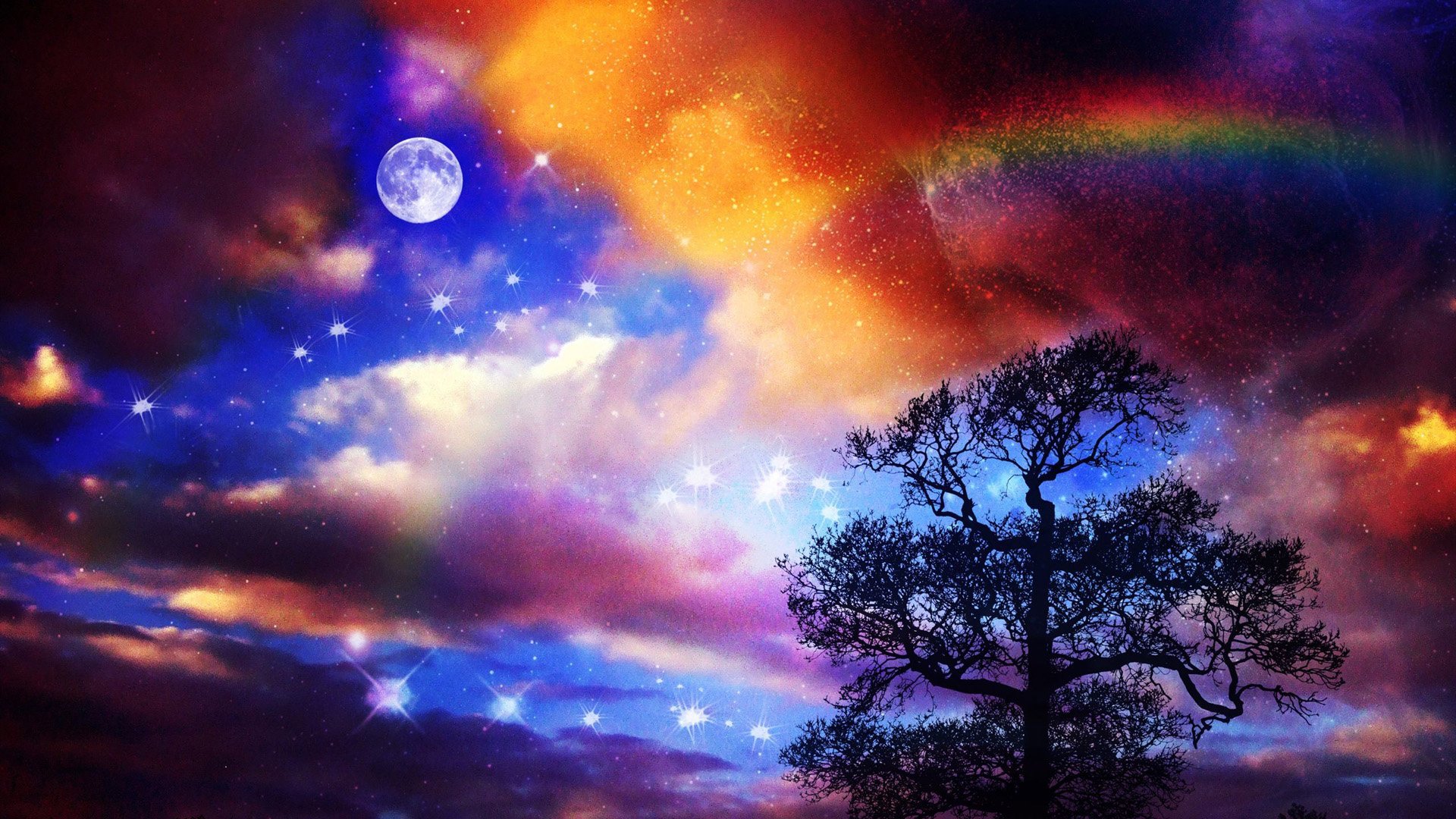 风景,奇幻梦境,儿童桌面专用