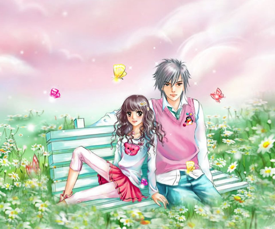 爱情,浪漫手绘,情侣,温馨,浪漫,甜蜜