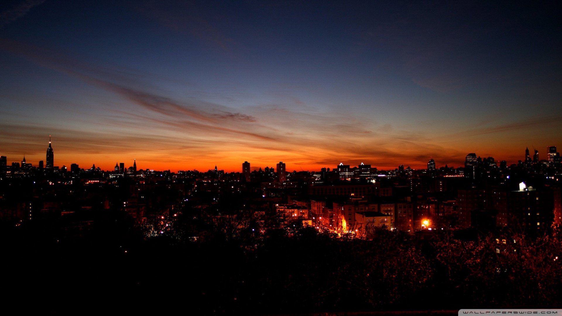 风景,落日余晖,儿童桌面专用