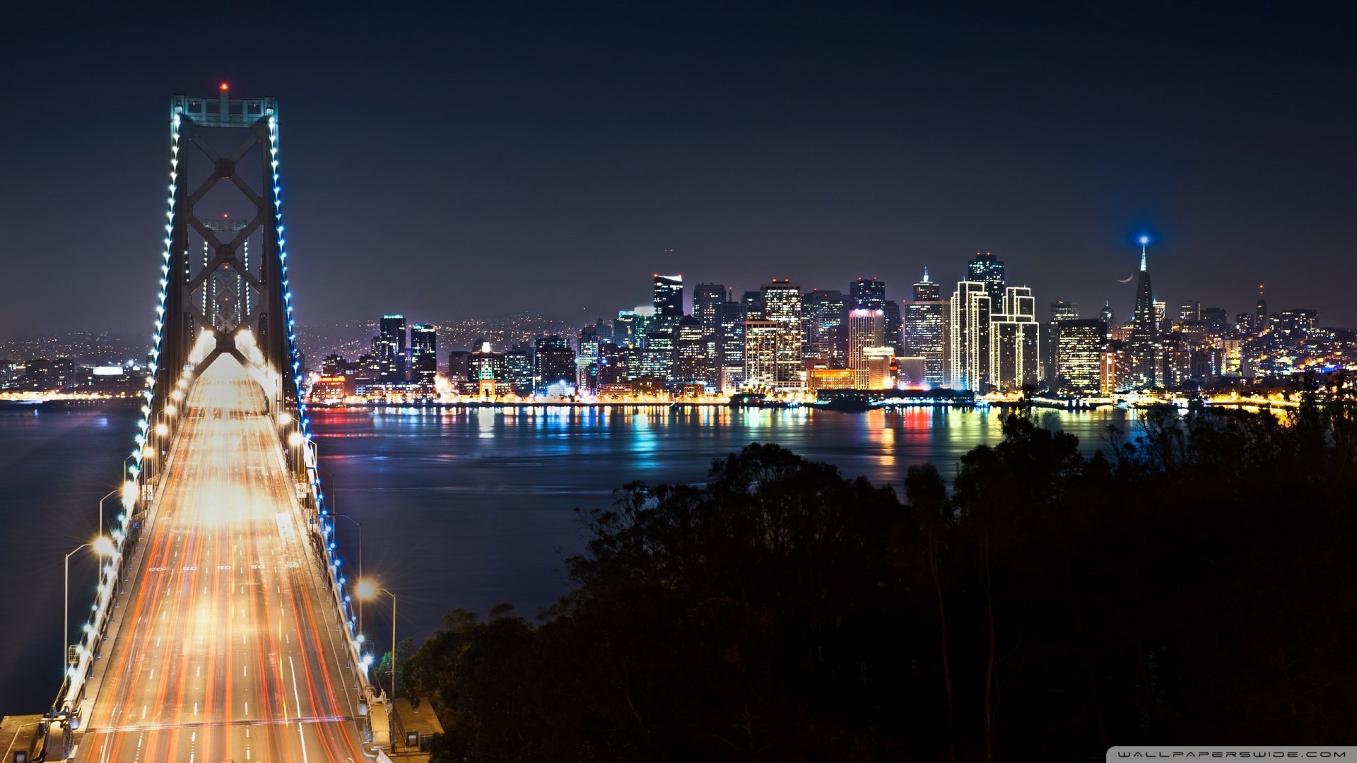 风景,城市夜景,儿童桌面专用