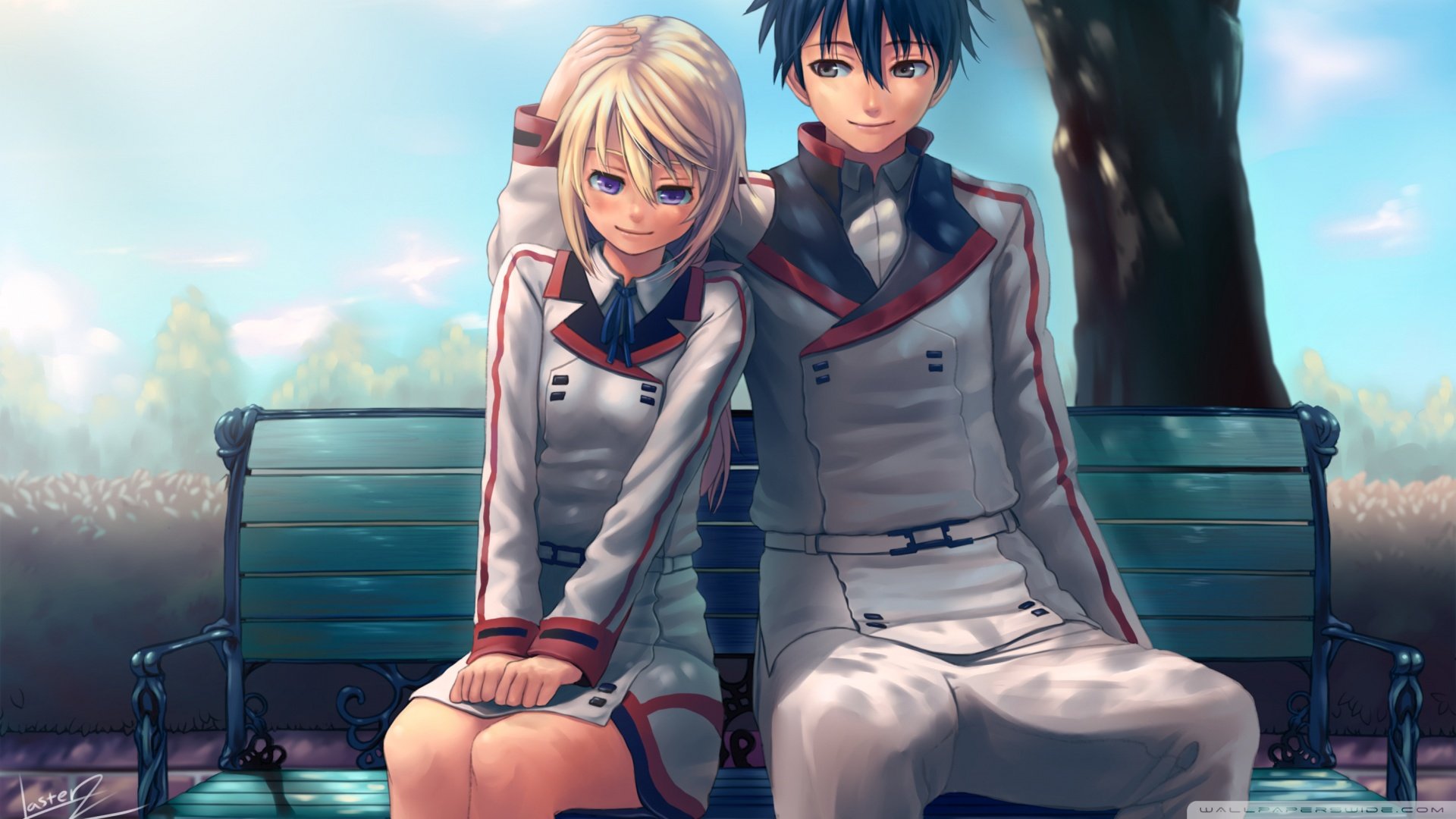 动漫,卡通,插画,手绘,人物,唯美,情侣,儿童桌面专用