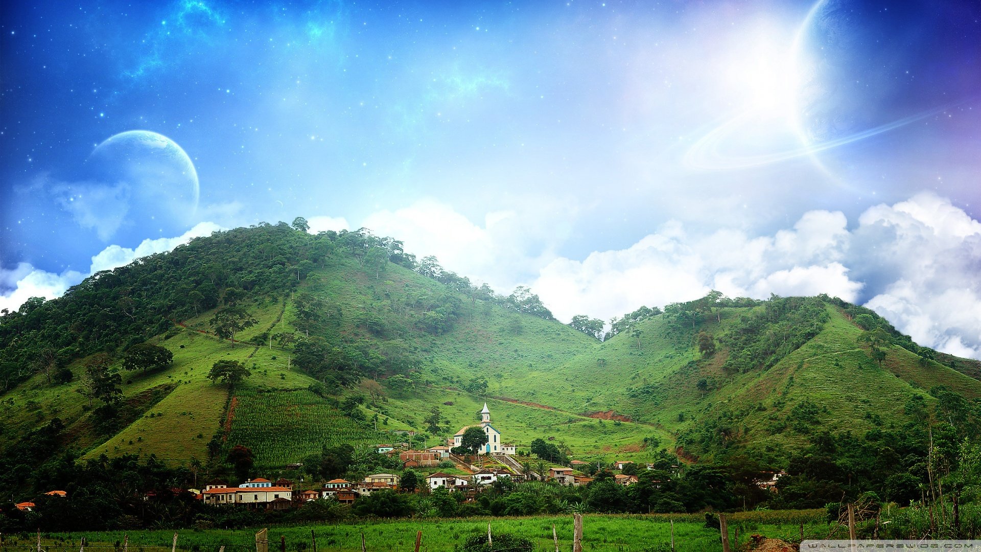 风景,奇幻梦境,儿童桌面专用