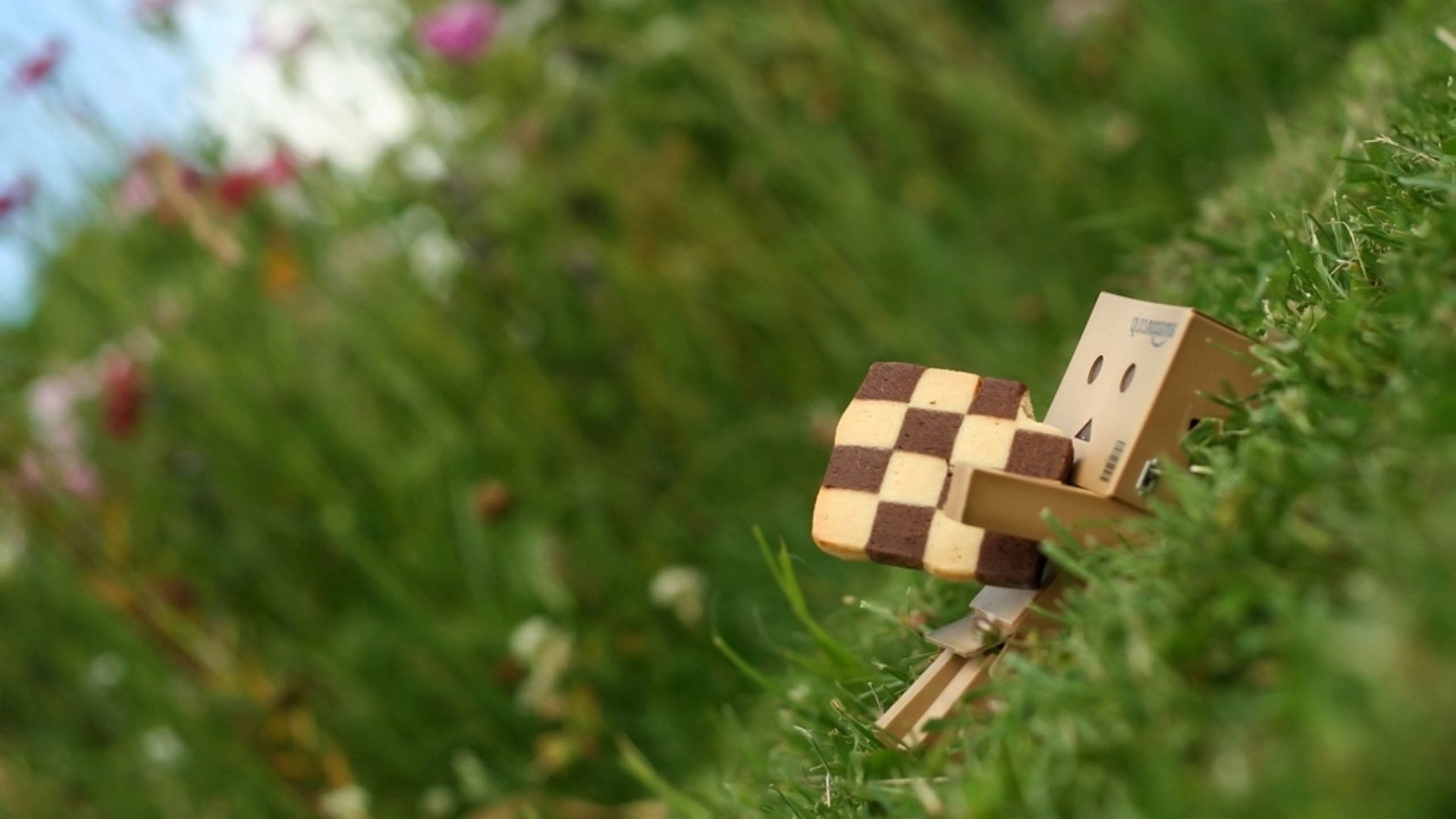 小清新,静物写真,温馨一刻,纸盒人,儿童桌面专用