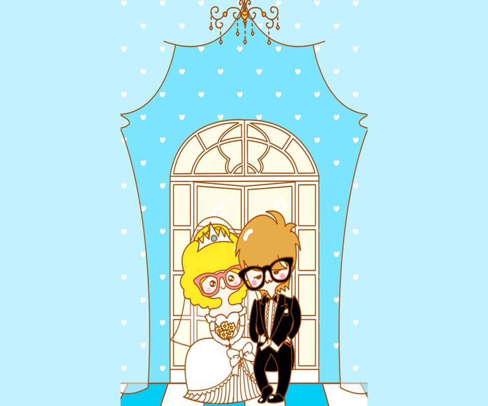 爱情,浪漫手绘,温馨,甜蜜,情侣,浪漫