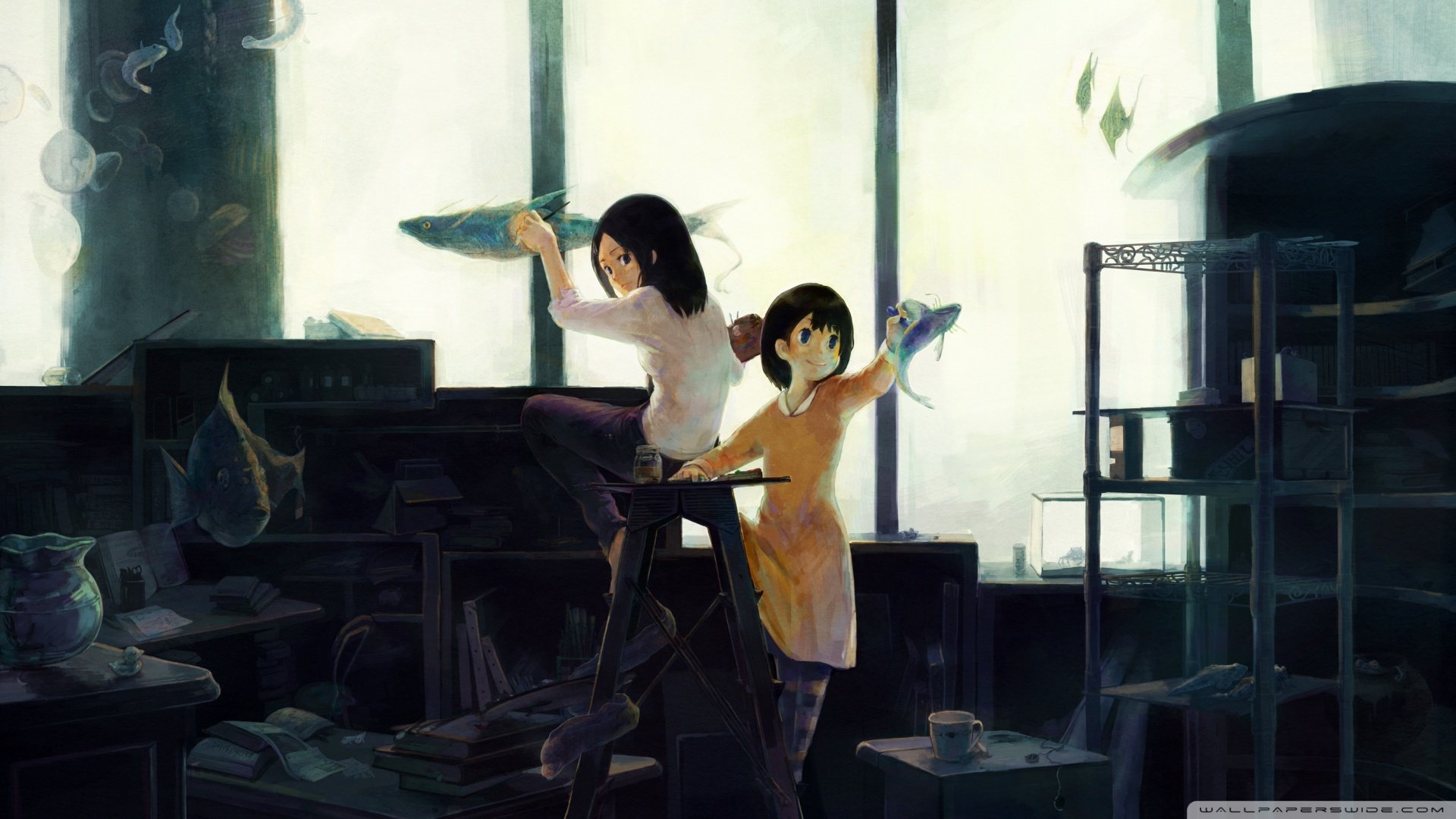 动漫,卡通,少女,清新,儿童桌面专用