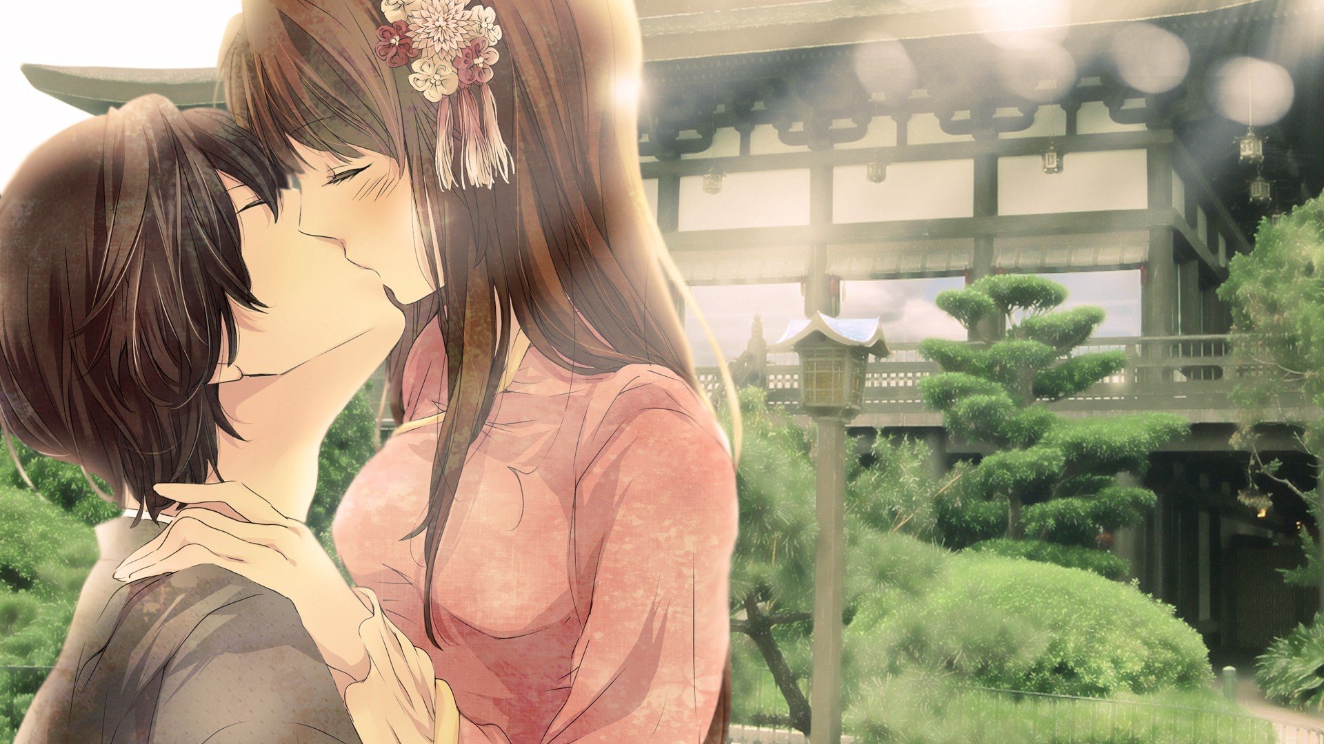 爱情,浪漫手绘,唯美爱情,情侣,甜蜜,温馨