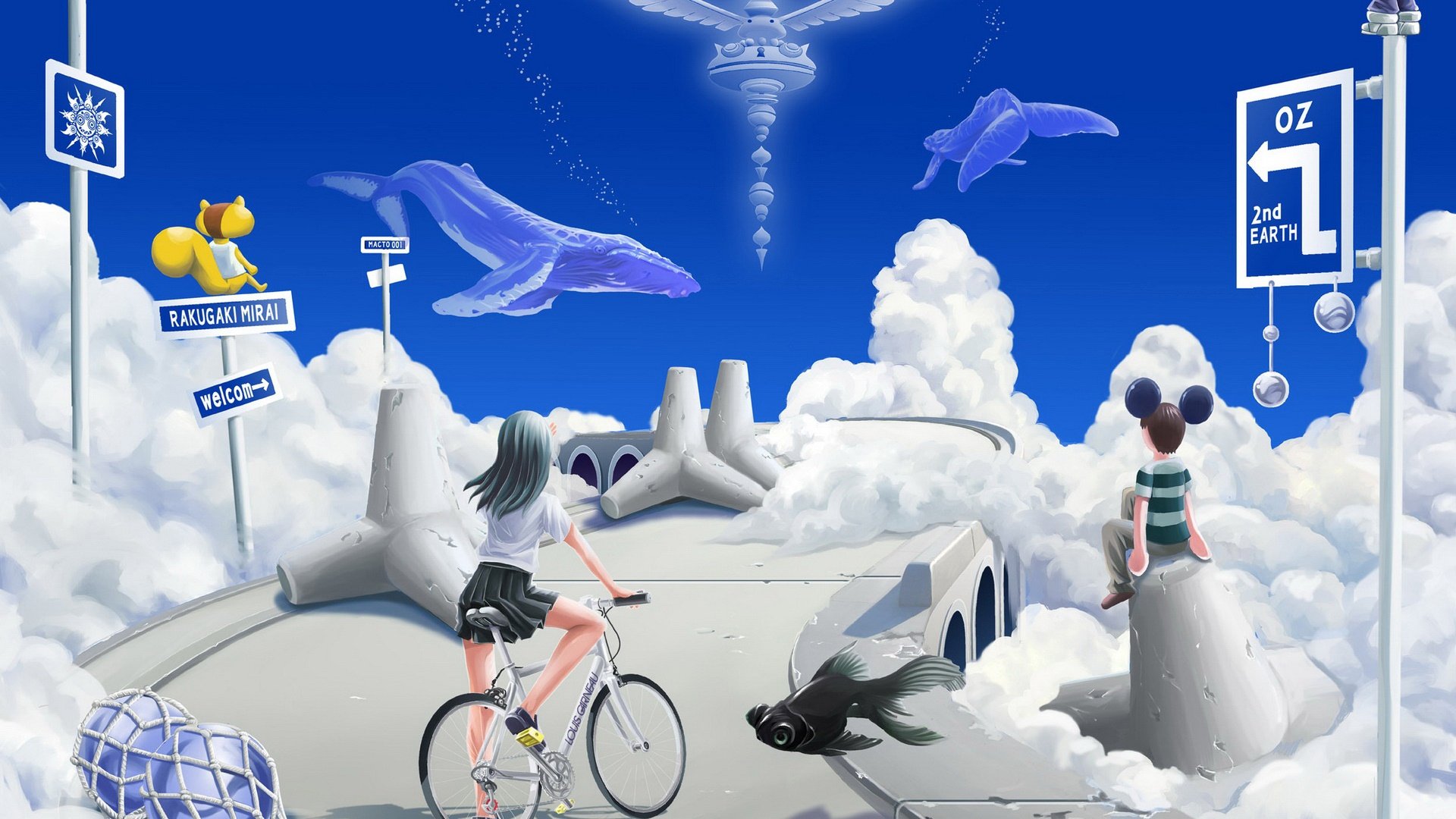 动漫,卡通,CG,夏日大作战,儿童桌面专用