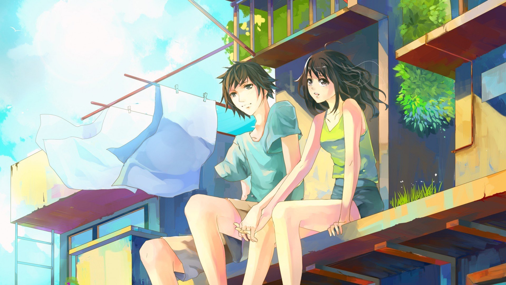 爱情,浪漫手绘,情侣,甜蜜,浪漫