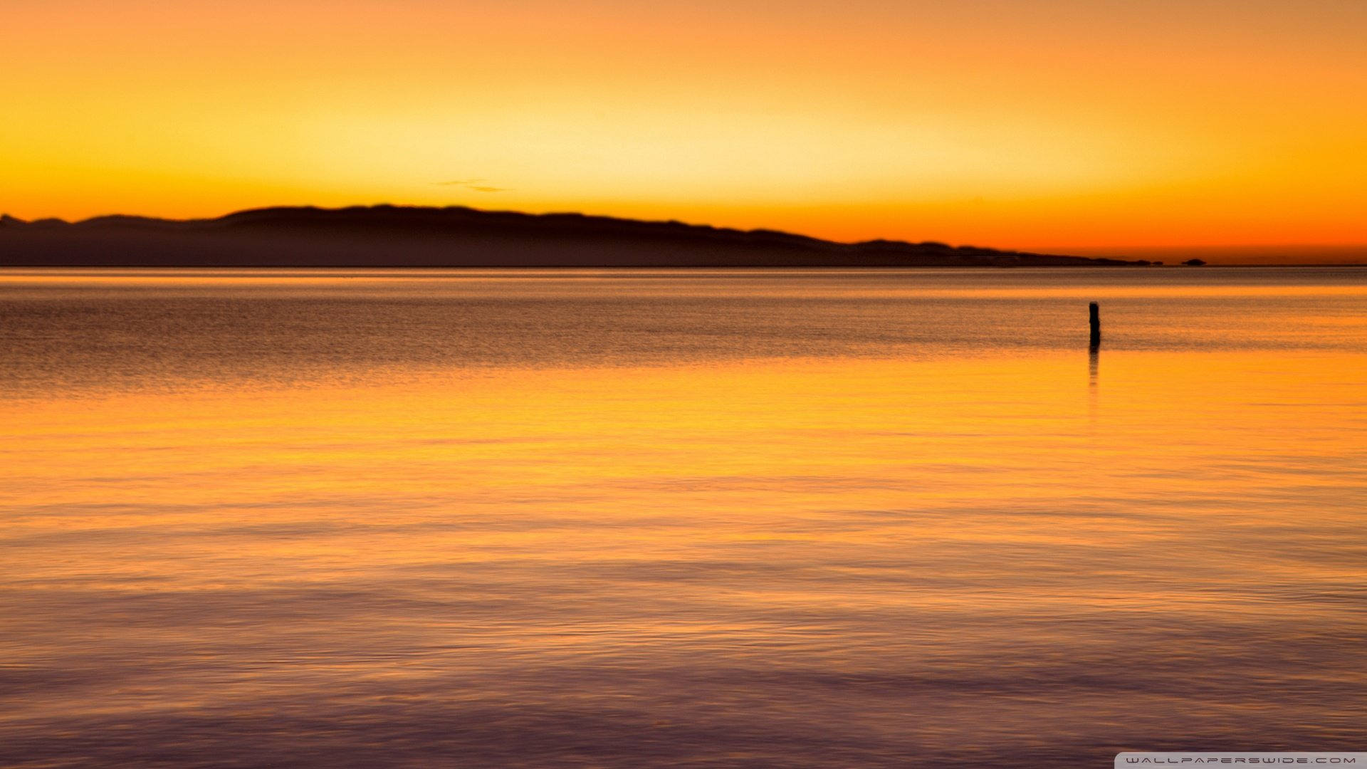 风景,落日余晖,儿童桌面专用