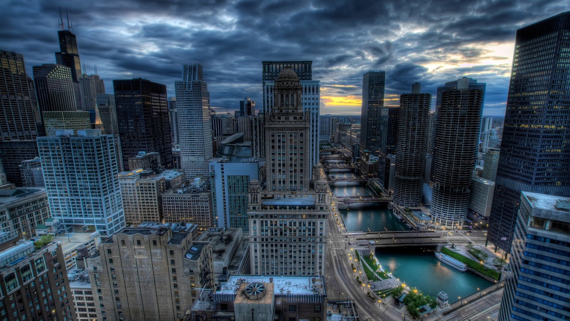 风景,城市夜景,儿童桌面专用