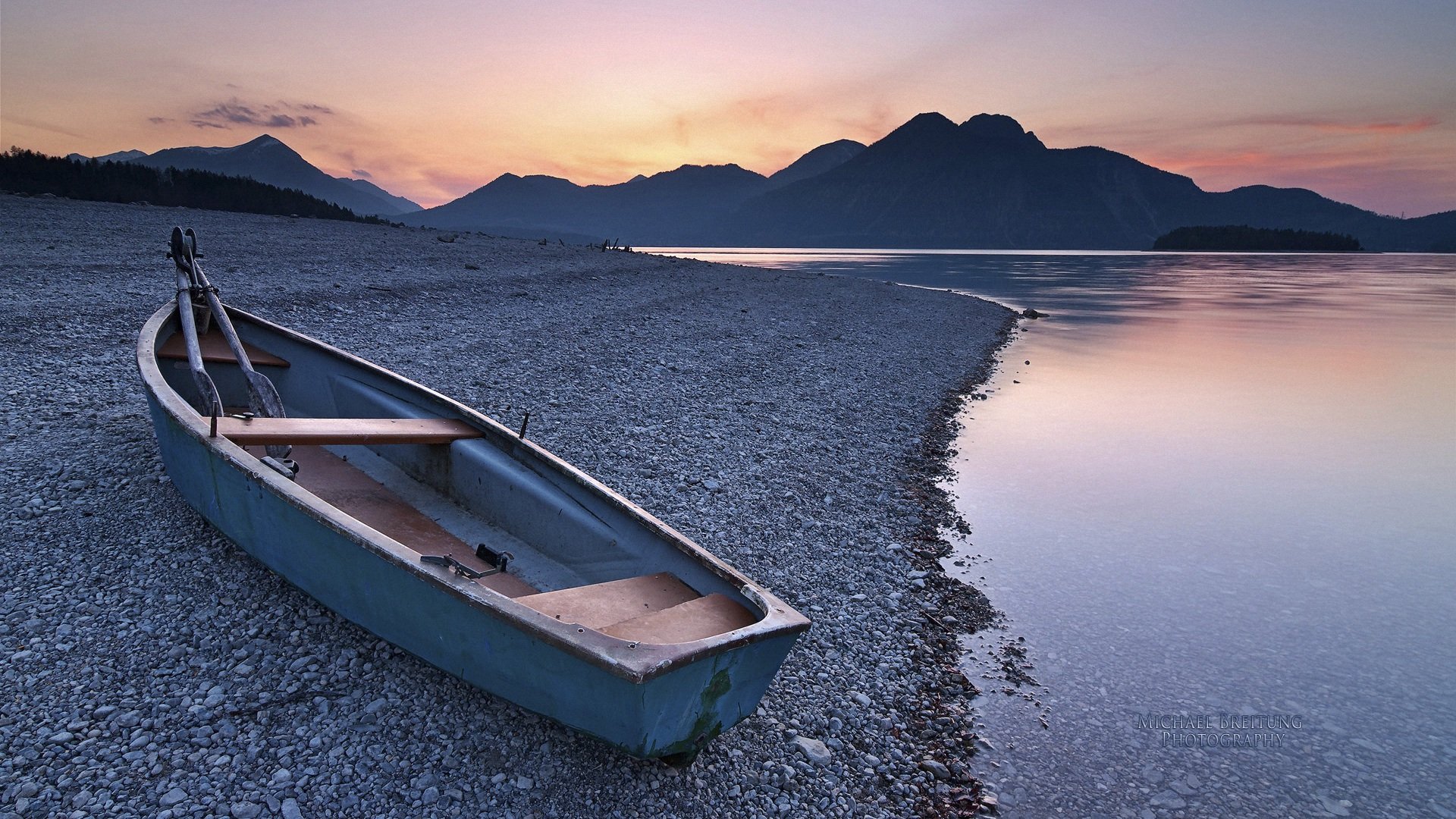 风景,湖水,湖面,湖畔,小船,儿童桌面专用