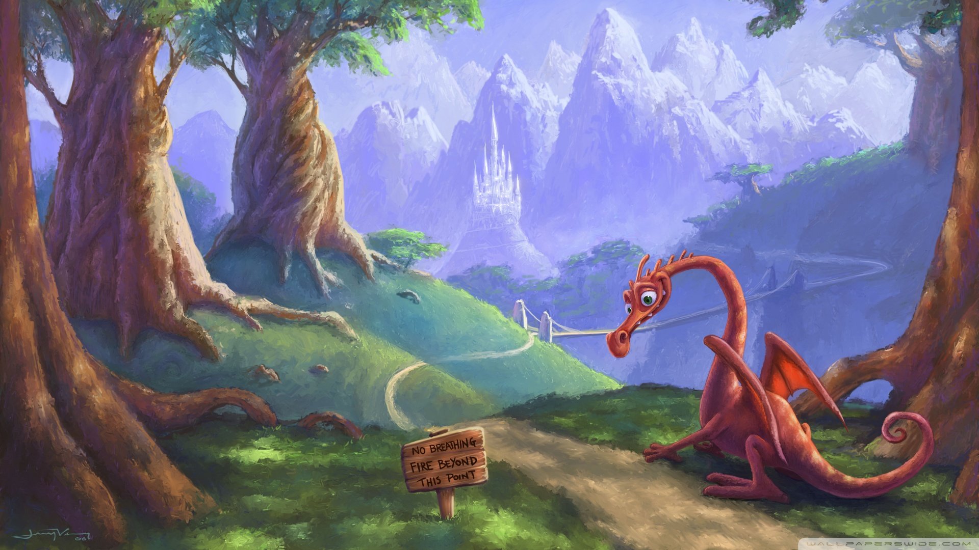 动漫,卡通,插画,手绘,森林,儿童桌面专用