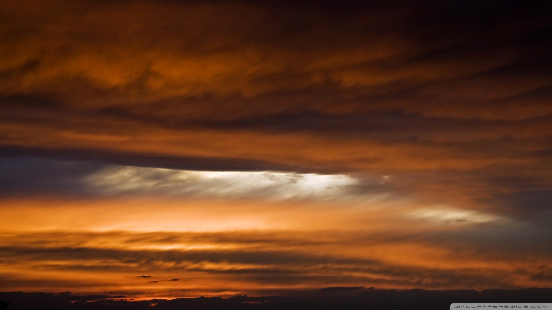 风景,落日余晖,儿童桌面专用