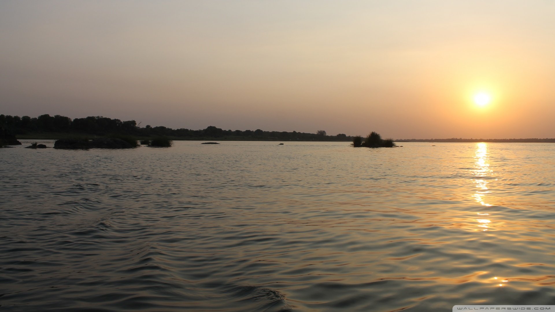 风景,自然风光,湖面,泛光,小船,落日,黄昏,夕阳,儿童桌面专用